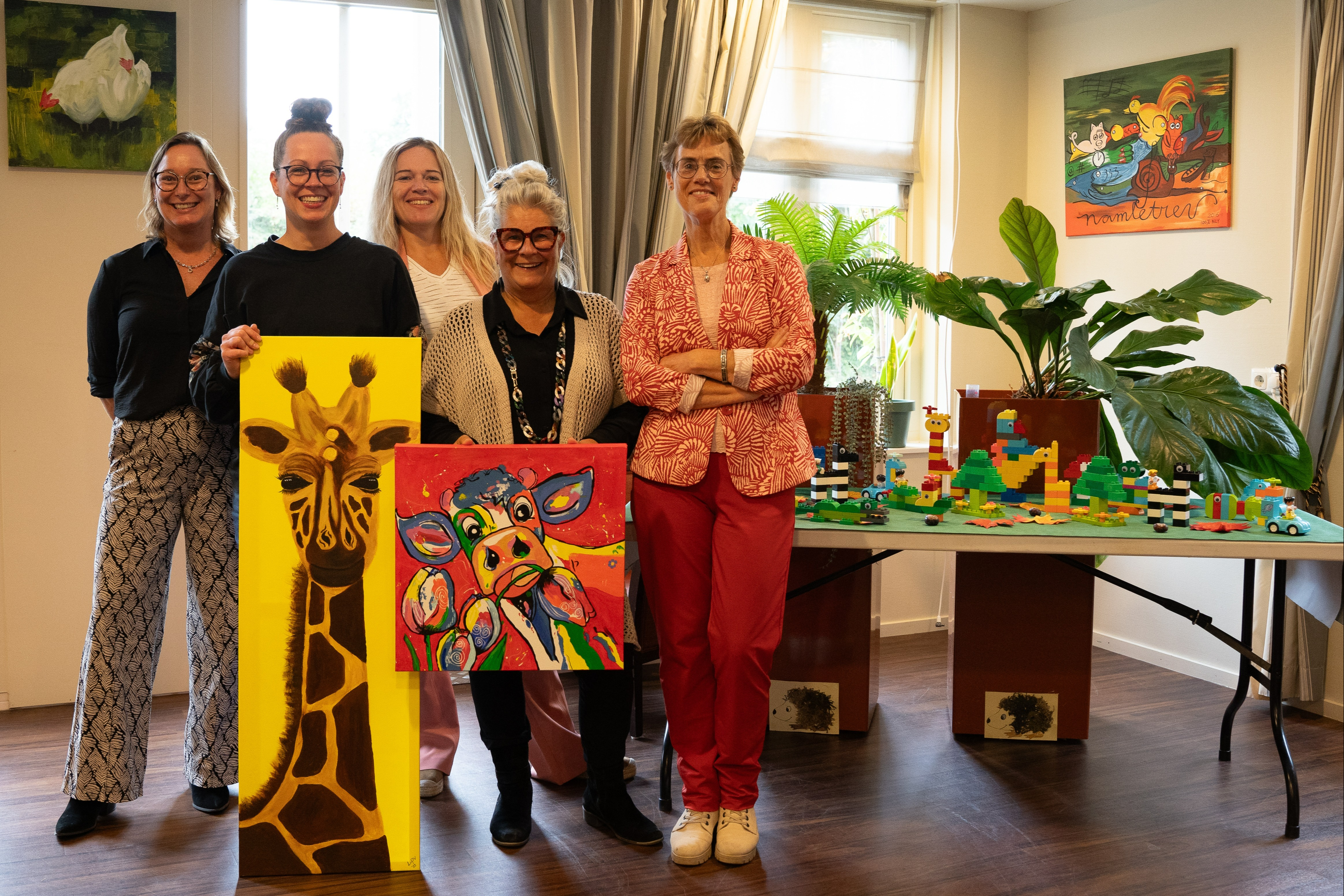 Moeder en dochter brengen kleur in De Wilgenhof 